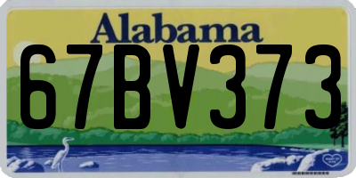 AL license plate 67BV373