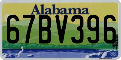 AL license plate 67BV396