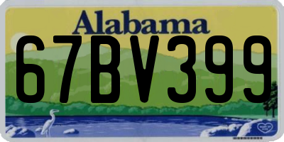 AL license plate 67BV399