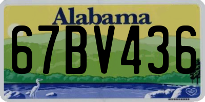 AL license plate 67BV436