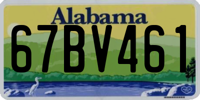 AL license plate 67BV461