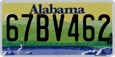 AL license plate 67BV462
