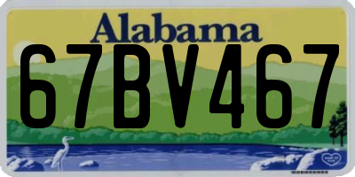 AL license plate 67BV467