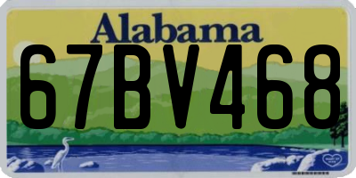 AL license plate 67BV468