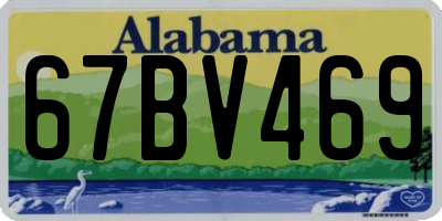 AL license plate 67BV469