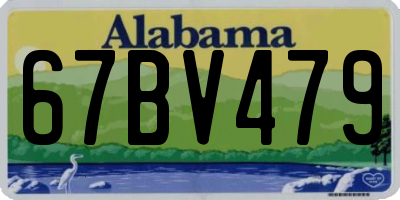 AL license plate 67BV479