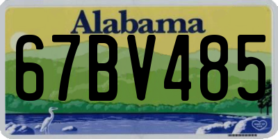 AL license plate 67BV485