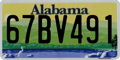 AL license plate 67BV491