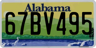 AL license plate 67BV495