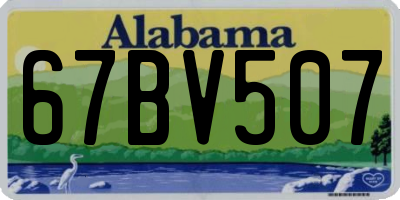 AL license plate 67BV507
