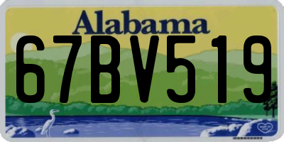 AL license plate 67BV519