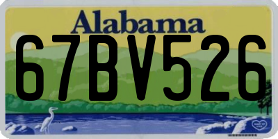 AL license plate 67BV526