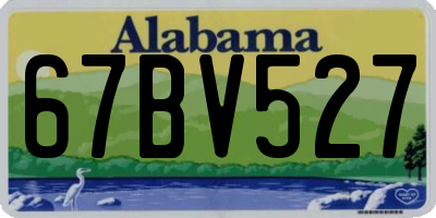 AL license plate 67BV527