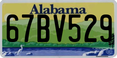 AL license plate 67BV529