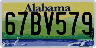AL license plate 67BV579