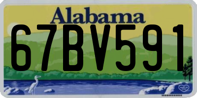 AL license plate 67BV591