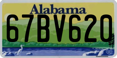 AL license plate 67BV620