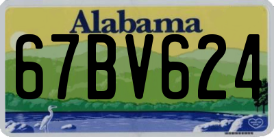AL license plate 67BV624
