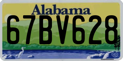 AL license plate 67BV628