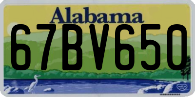 AL license plate 67BV650