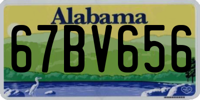 AL license plate 67BV656