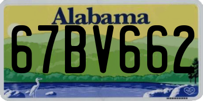 AL license plate 67BV662