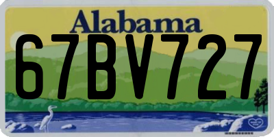 AL license plate 67BV727