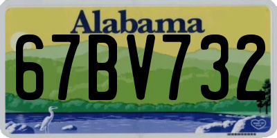 AL license plate 67BV732