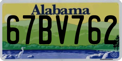 AL license plate 67BV762