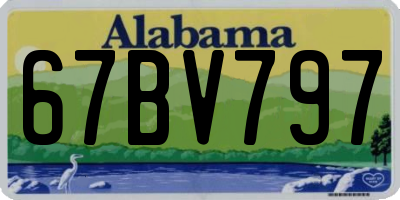 AL license plate 67BV797