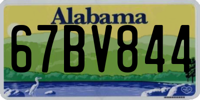 AL license plate 67BV844