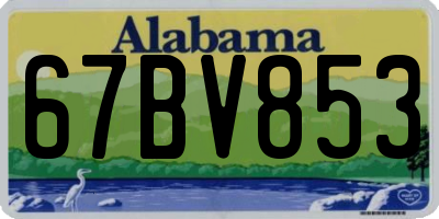 AL license plate 67BV853