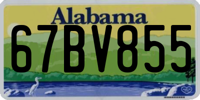 AL license plate 67BV855