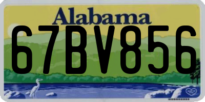 AL license plate 67BV856