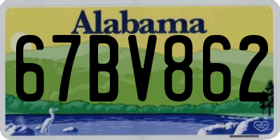 AL license plate 67BV862
