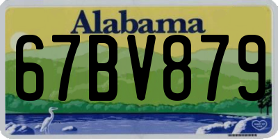 AL license plate 67BV879