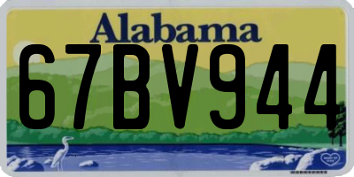 AL license plate 67BV944