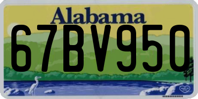 AL license plate 67BV950