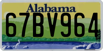 AL license plate 67BV964