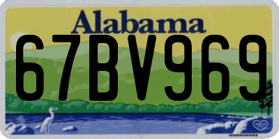 AL license plate 67BV969