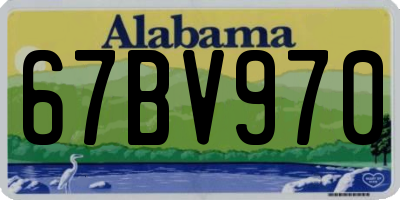 AL license plate 67BV970