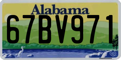 AL license plate 67BV971