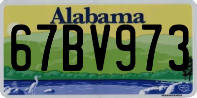 AL license plate 67BV973