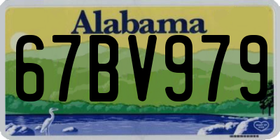 AL license plate 67BV979