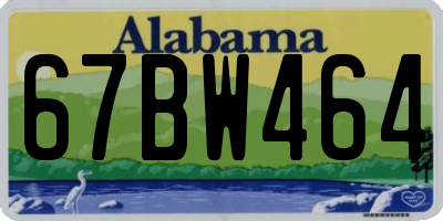 AL license plate 67BW464