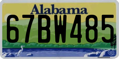 AL license plate 67BW485