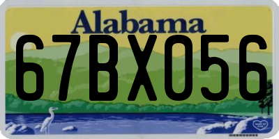 AL license plate 67BX056