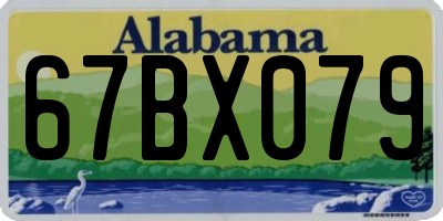 AL license plate 67BX079