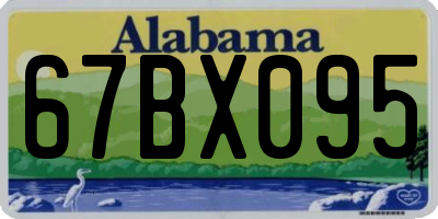 AL license plate 67BX095
