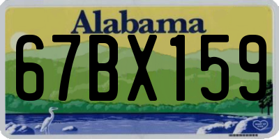 AL license plate 67BX159
